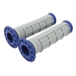 Renthal - poign�es de guidon quad dual grip gris / bleu