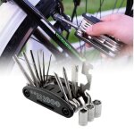 Réparation de vélos tool kit 16 en1 fonctions multifonction outil kit velo vtt reparation poche sac cle ... Réparation de vélos tool kit 16 en1 fonctions multifonction outil kit velo vtt reparation poche sac cle ...