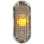 R�p�titeur ovale blanc pour volkswagen sharan d'avant 2000