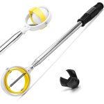 Retriever de balle de golf t�lescopique en acier inoxydable pour l'eau avec outil de saisie de putter ...