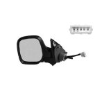 Retroviseur complet gauche chauffant pour citroen berlingo