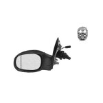 Retroviseur complet gauche chauffant pour peugeot 206