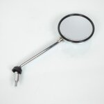 R�troviseur droit rond chrom� pour scooter piaggio 50 liberty 2015 cm020417 m8