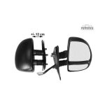 Retroviseur elect. complet droit 00 bras long 2 mir. chauffant pour citroen jumper