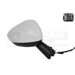 Retroviseur electrique droit blanc pour citroen c3 11 / 09 - 16