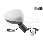 Retroviseur electrique droit blanc pour citroen ds4 5 / 11 - 15