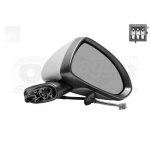 Retroviseur electrique droit blanc pour opel corsa d 01 / 11 - 15