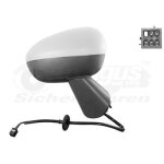 Retroviseur electrique droit blanc pour opel meriva b 10 - 14