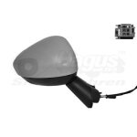 Retroviseur electrique droit gris metal pour citroen c3 11 / 09 - 16