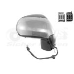Retroviseur electrique droit gris metal pour citroen c3 picasso 09 -