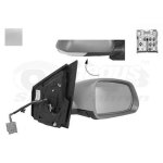 Retroviseur electrique droit gris metal pour volkswagen polo 5 / 05 - 5 / 09