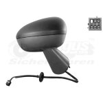 Retroviseur electrique droit noir pour opel meriva b 10 - 14