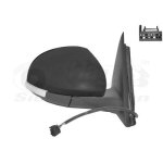 Retroviseur electrique droit noir pour skoda yeti 09 - 14
