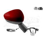 Retroviseur electrique droit rouge pour ds ds4 5 / 11 - 15