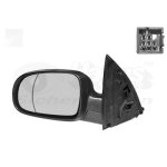 Retroviseur electrique gauche blanc pour opel corsa c 09 / 00 - 10 / 06