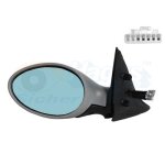 Retroviseur electrique gauche gris metal pour alfa romeo 156 09 / 03 - 06