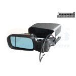 Retroviseur electrique gauche gris metal pour bmw 3 e46 4d 02 - 05