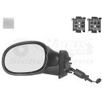 Retroviseur electrique gauche gris metal pour citroen c3 06 - 09