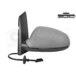 Retroviseur electrique gauche gris metal pour opel astra j 10 - 15 5 portes