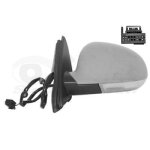 Retroviseur electrique gauche gris metal pour volkswagen jetta 8 / 05 - 10
