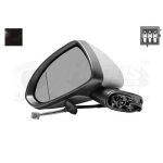 Retroviseur electrique gauche noir pour opel corsa d 11 / 06 - 12 / 10