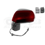 Retroviseur electrique gauche rouge pour citroen c3 picasso 09 -