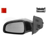 Retroviseur electrique gauche rouge pour opel astra h 3 / 04 - 10 5 portes