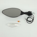 R�troviseur gauche de car�nage t�te fourche avec clignotant far pour moto 5427sx