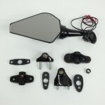 R�troviseur gauche de car�nage t�te fourche far pour moto clignotant 6255sx neuf