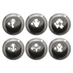 Revtement de balle de golf en acier inoxydable, pochoirs, alignement, dessin, outil de marquage, portable, ...