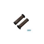 Revetement / poignee domino a350 turismo noir / marron (pr) debouche pour embout guidon