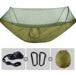 Reytoranyway - hamac de camping en nylon, 250x120cm, avec moustiquaire, simple, double, poteau a ouverture ... Reytoranyway - hamac de camping en nylon, 250x120cm, avec moustiquaire, simple, double, poteau a ouverture ...