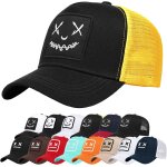 Rfgvc - casquette de baseball unisexe imprims brod ajustable respirante casquette mesh de baseball ...