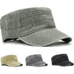 Rfgvc - casquette homme vintage casquette militaire rglable arme chapeau, unisex casquette de baseball ...