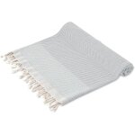 Rfvvv - serviette de hammam turque pestemal xxl pour plage, spa, yoga, sauna, voyage - lgre, schage ...