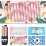 Rfvvv - serviette de plage en microfibre - grande serviette de plage - 160 x 80 cm - lgres et a schage ...