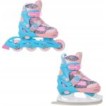 Roller en ligne etta du 27 au 30 + patin a glace enfant mixte taille ajustable rose raven Roller en ligne etta du 27 au 30 + patin a glace enfant mixte taille ajustable rose raven