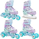 Roller en ligne isla roue led du 30 au 33 + patin a roulette + patin a glace + triskate enfant mixte ...