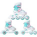 Roller en ligne lia roue led du 30 au 33 + patin a roulette + triskate enfant mixte taille ajustable ...