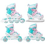Roller en ligne lia roue led du 34 au 37 + patin a roulette + patin a glace + triskate enfant mixte taille ...