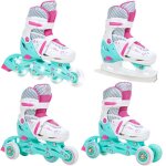 Roller en ligne loret roues led du 27 au 30 + patin a roulette + patin a glace + triskate enfant mixte ...