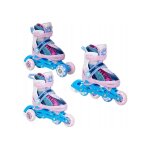 Roller en ligne senia du 34 au 37 + patin a roulette + triskate enfant mixte taille ajustable rose raven ...
