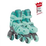 Globber - rollers evolutifs 2 - en - 1 taille s - m du 30 au 33 - vert menthe