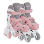 Globber - rollers evolutifs 2 - en - 1 taille xs - s du 26 au 29 - rose