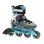 Rollers femme rollerblade maxxum xt - anthracite / aqua - fitness - skate to ski