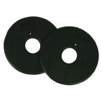 Rondelles de mors norton semi - ouverte - couleur : noir, taille : poney, equitation Rondelles de mors norton semi - ouverte - couleur : noir, taille : poney, equitation