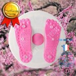 Rose plaque twister taille fine massage de remise en forme d'aimant de plaque sport fitness machine maison ...
