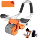 Roue abdominale a rebond automatique, ab wheel roue abdominale soutien des coudes, ab roller rebond tapis ...
