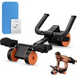 Roue abdominale a rebond automatique, roue a roulettes abdominaux plank ab pour core trainer assiste, ...