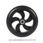 Roue arrière pour scooter electrique, accessoire de remplacement solide, moyeu de roue pour pneu de skateboard ... Roue arrière pour scooter electrique, accessoire de remplacement solide, moyeu de roue pour pneu de skateboard ...